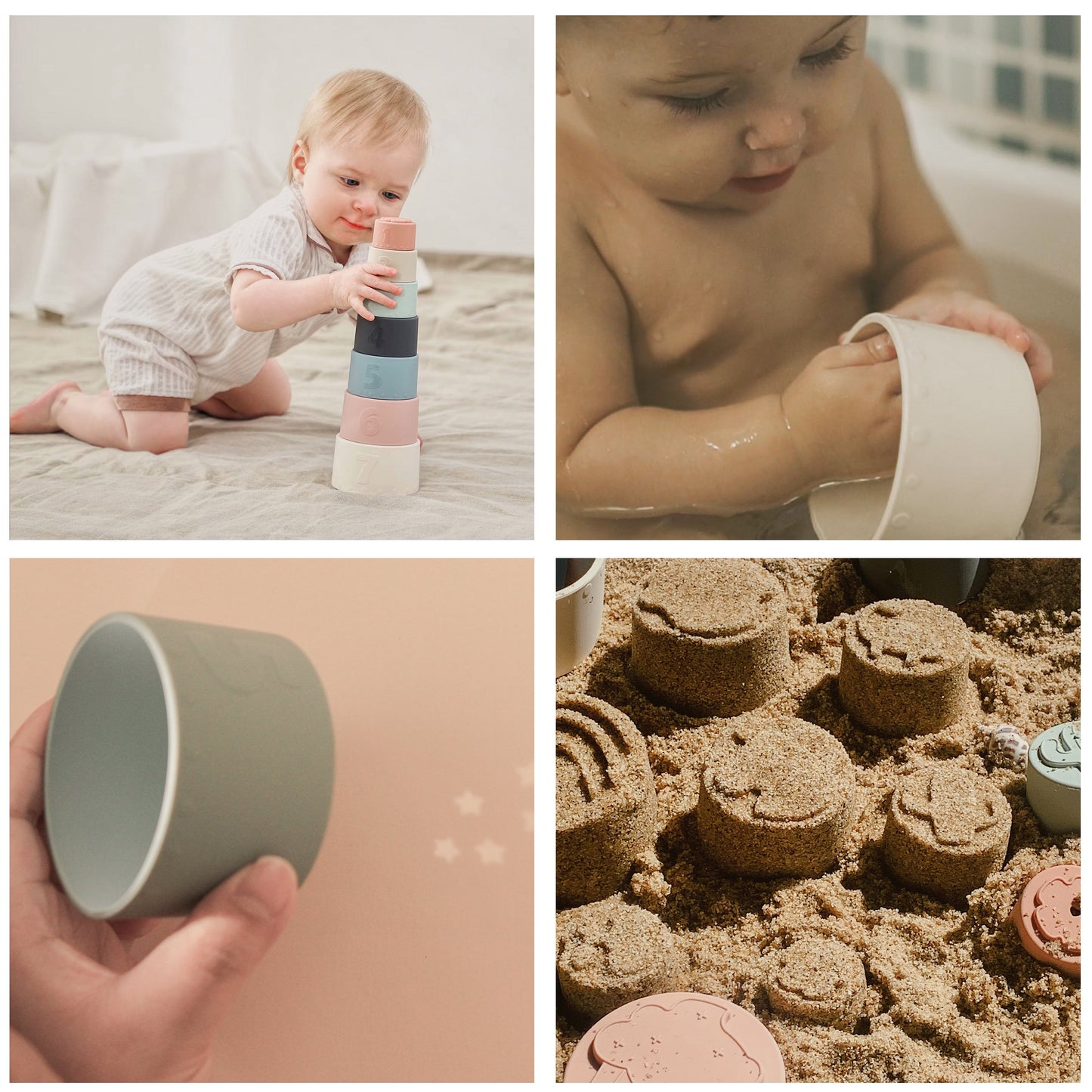 playing  Cups for stacking